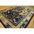 1920s 1920s Antique Navy Blue Deco Classical Chinese Garden Scene Peking Room Size Rug For Sale - Image 5 of 9
