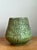 Vintage Green Textured Ceramic Vase For Sale - Image 12 of 12