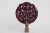 Plum Carved Stone Lamp Finial For Sale - Image 4 of 4