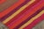 1950s Vintage Frazada Kilim in Vibrant Polychrome Striped Pattern - Rug & Kilim For Sale - Image 5 of 7