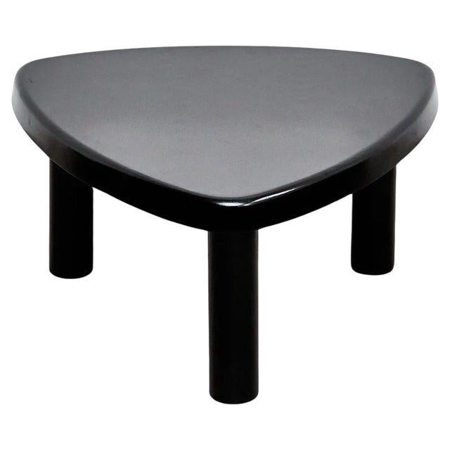 T23 Black Wooden Side Table by Pierre Chapo, 2020 For Sale