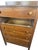 Early 20th Century Oak Five-Drawer Tall Chest of Drawers For Sale - Image 12 of 17