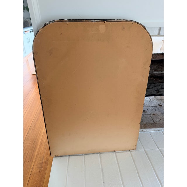 Gold Early 19th Century Louis Philippe Ebonized and Gold Gilt French Mirror For Sale - Image 8 of 9