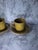 Mid-Century Modern 1980s Golden Seville Stoneware Coffee Mugs Saucers For Sale - Image 3 of 10