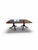 Solid mahogany table and chairs. Set includes six chairs (2 armchairs, 4 side chairs). Also includes two 18 inch table...