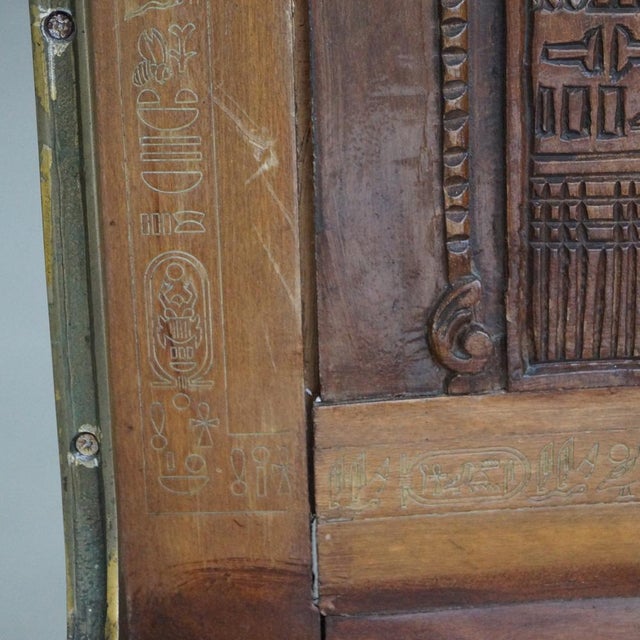 Vintage Egyptian Revival Chair in the style of Tutankhamun's Tomb Chair, 1955 For Sale - Image 10 of 12