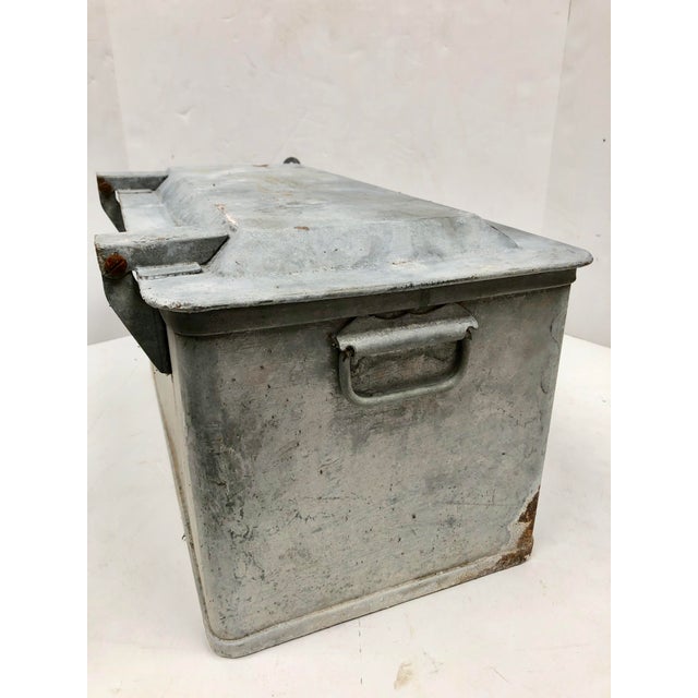 Antique Galvanized Metal Bronx Ice Chest Chairish
