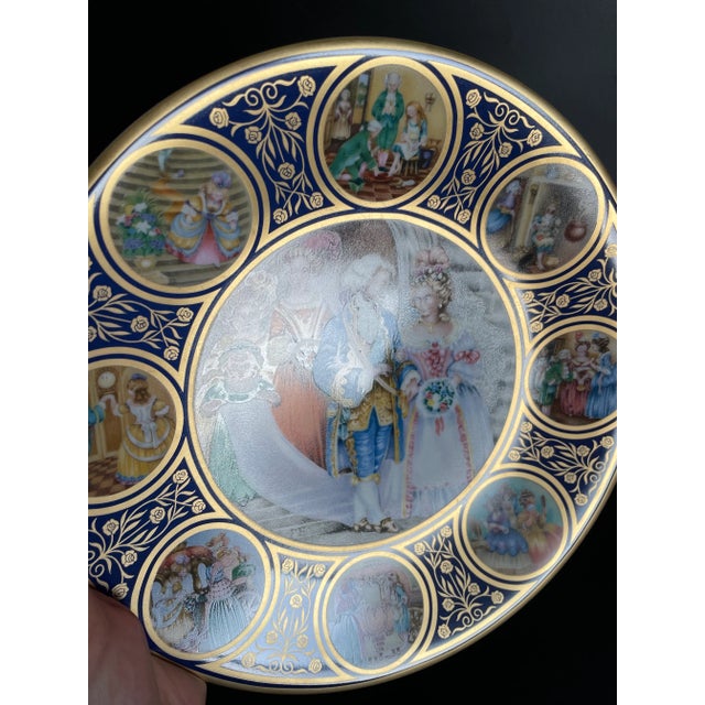 1978 Porcelaine Franklin Par Haviland Pauline Ellison Cinderella Plate For Sale - Image 4 of 9
