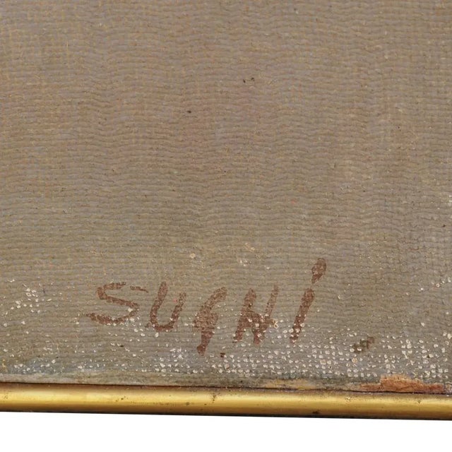 Oil on Masonite from Alberto Sughi For Sale - Image 4 of 6