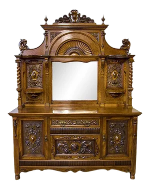 Victorian Pollard Oak Sideboard