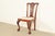 Baker Furniture Style Chippendale Carved Mahogany Side Chair or Dining Chair For Sale - Image 13 of 13