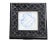 1980’s Original Wayne Cunningham Abstract Blue Ink Drawing Chunky Wood Tabletop Frame For Sale