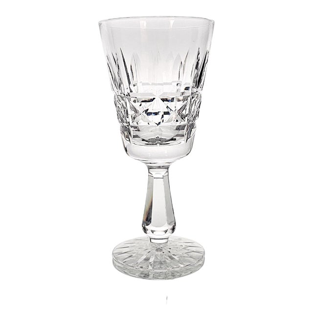 Late 20th Century Waterford Kylemore Irish Lead Crystal Claret Wine Glasses Set of 8 For Sale - Image 9 of 12