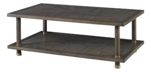 Century Furniture Biscayne Cocktail Table, Mink Grey Finish