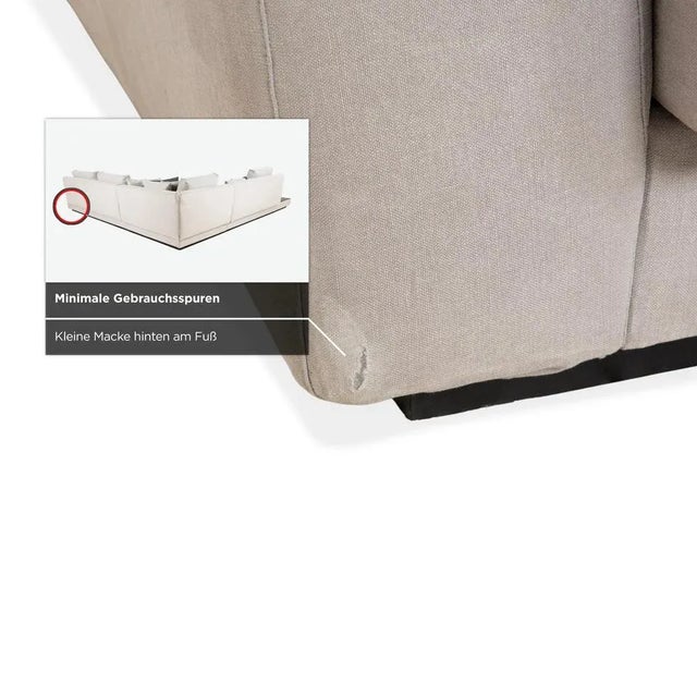 Grand Suite Corner Sofa in Light Grey Fabric and Leather from Walter Knoll / Wilhelm Knoll For Sale - Image 10 of 18