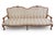 Mid 20th Century Louis XV Style Upholstered Sofa For Sale - Image 4 of 12