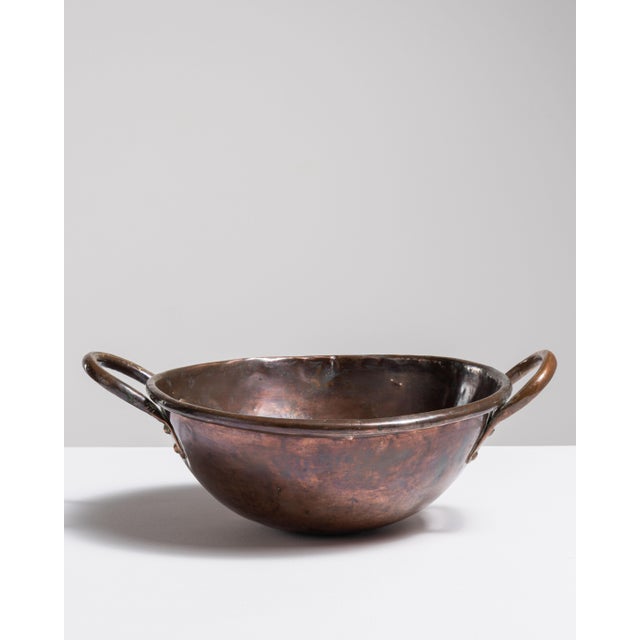 19th Century France Terra Cotta Copper Serving Piece For Sale - Image 10 of 15