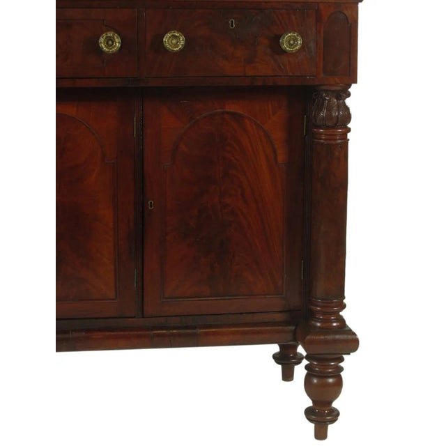 Mid 19th Century 19th-C. American Classical Mahogany Sideboard For Sale - Image 5 of 10