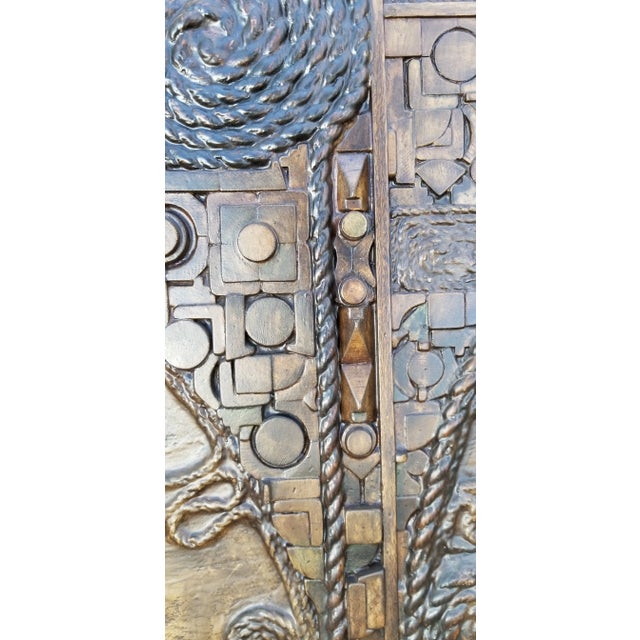 Shuko Kobayashi Mid-Century Modern Brutalist Wall Art For Sale - Image 4 of 11
