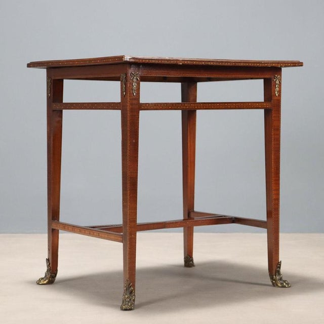 Coffee Table in Mahogany For Sale - Image 10 of 11