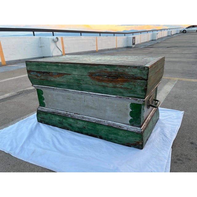 Antique Carpenter’s Chest in Solid Pine For Sale - Image 13 of 13