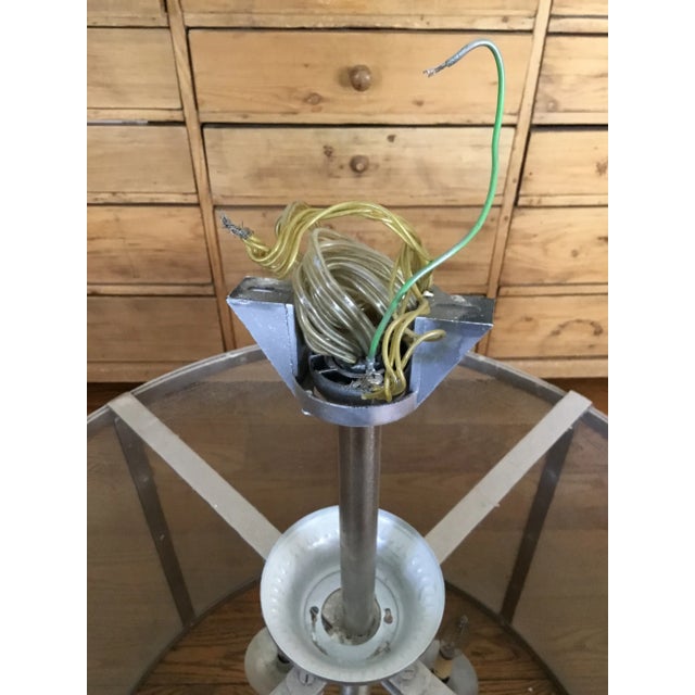 Metal Cage Chandelier For Sale In Phoenix - Image 6 of 11