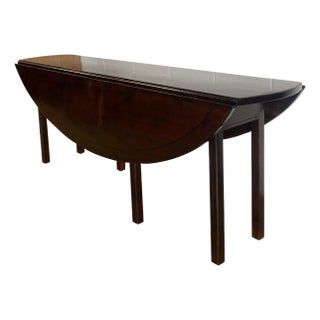 Early 19th Century Cherry Elliptical Drop-Leaf Hunt Table For Sale