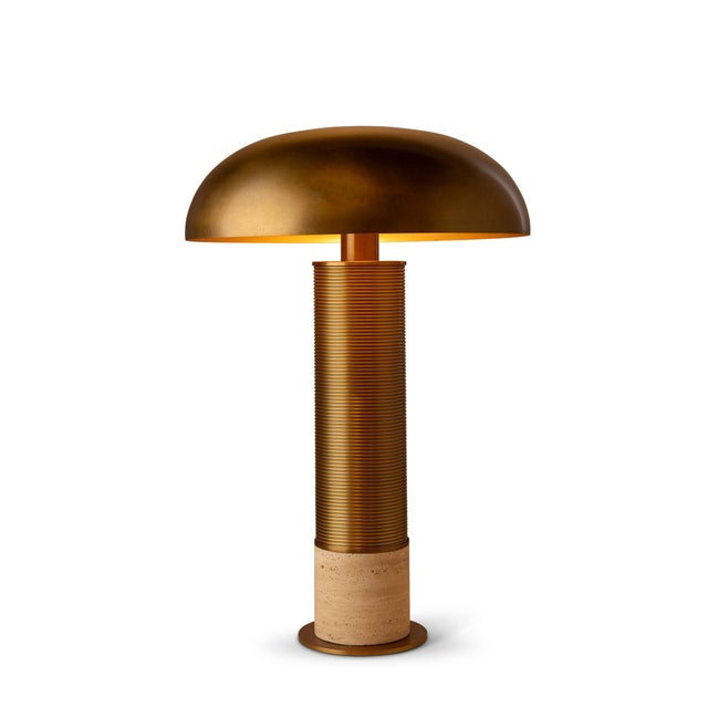 Orion Brass Lamp For Sale - Image 9 of 9