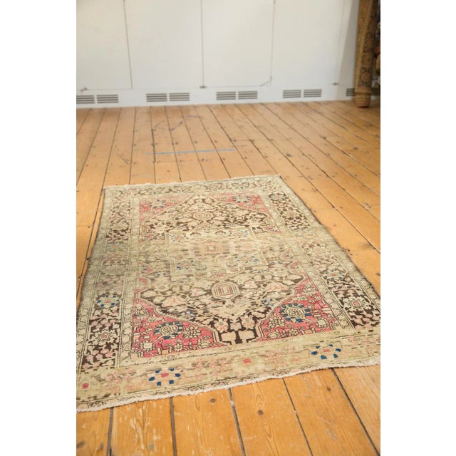 1910s Antique Farahan Sarouk Rug - 3'2" X 4'8" For Sale - Image 5 of 13