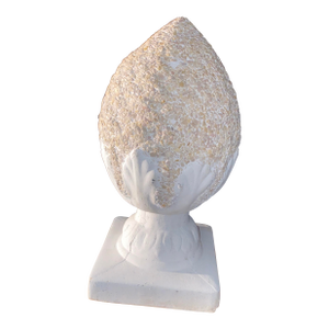 Mid 20th Century A Cast Stone Decorative Finial Resembling a Pineapple or Artichoke. 17” Height , Solid