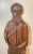 1920s Large Antique Religious Hand Carved Wood Moses Folk Art Sculpture Statue Figure For Sale In New York - Image 6 of 9