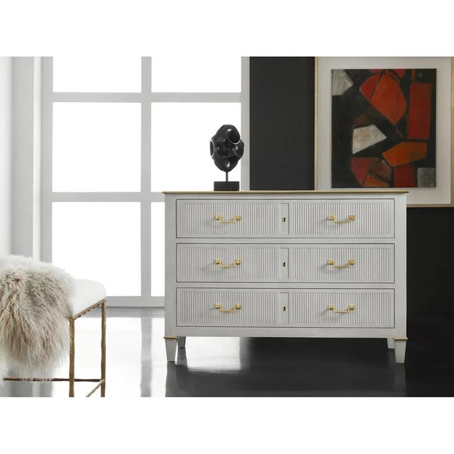 Transitional Dutch Transitional Painted Commode For Sale - Image 3 of 7