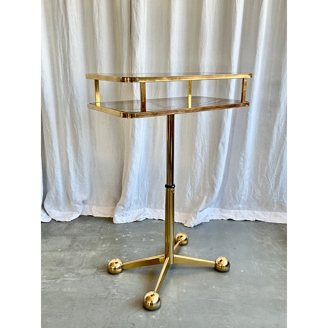 Beautiful Italian mid century adjustable console / side / coffee table by Allegri Parma, 1970s. Amazing multifunctional...