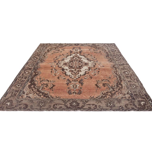 Vintage handknotted decorative wool rug from Kars region of Turkey. Approximately 50-60 years old. In very good condition.