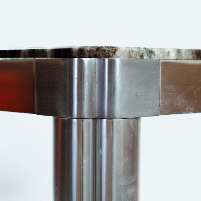 Artifort Marble and Aluminium Dining Table by Kho Liang Le for Artifort For Sale - Image 4 of 18