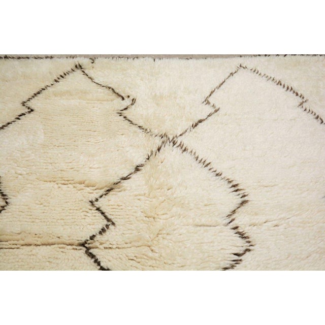 Moroccan Modern Hand Knotted Wool Rug, 9'2"x12'2" For Sale - Image 4 of 5