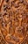 Brown Vintage Wood Wall Plaque Chinese Hand Carved Panel High Relief Figural Asian 3d For Sale - Image 8 of 16