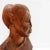 Hand-Carved Wooden Busts of a Man and a Woman, 20th Century, Set of 2 For Sale - Image 4 of 14