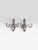 Metal Pair of Oversized Hollywood Regency Polished Aluminum Two-Arm Urn Wall Sconces For Sale - Image 7 of 7