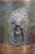 Metal Early 20th Century Arts & Crafts Brass Copper Lion Head Claw Foot Umbrella Cane Stand For Sale - Image 7 of 12