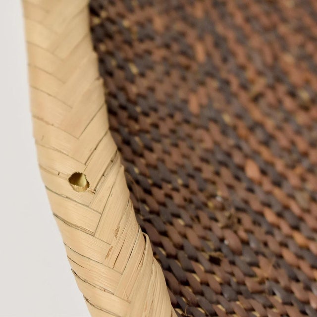 African Early 20th Century Tonga Binga Basket 24 Inch For Sale - Image 3 of 7