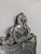 Vintage Venetian Silver Mirror For Sale - Image 3 of 6