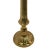 English Vintage Large Brass Candle Holder For Sale - Image 3 of 11