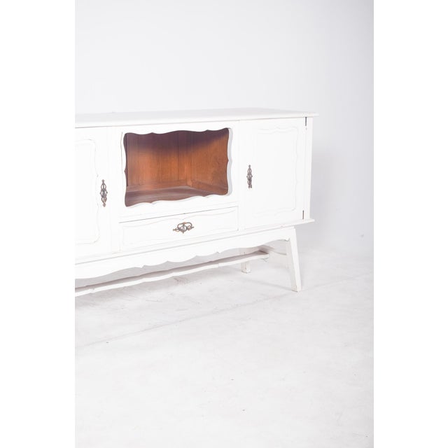 1920s Vintage European White Painted Sideboard, 1920s For Sale - Image 5 of 15