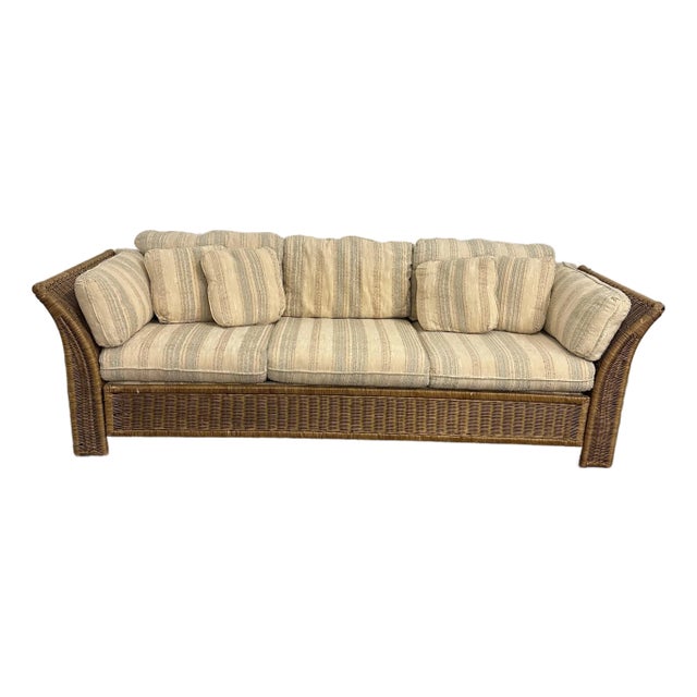 1970s Wicker Sofa by Alex Vale Furniture For Sale