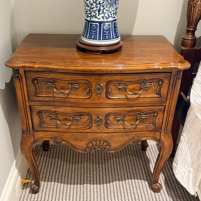 Hickory Chair Louis XV French Provincial Commode; Two Available For Sale - Image 10 of 11