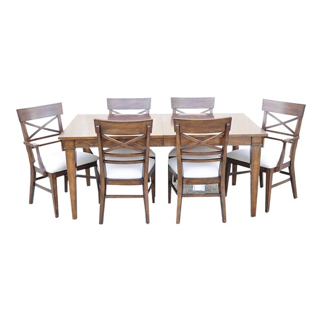 Ethan Allen Dining Room Set Rectangular Tango Dining Table Cross Back