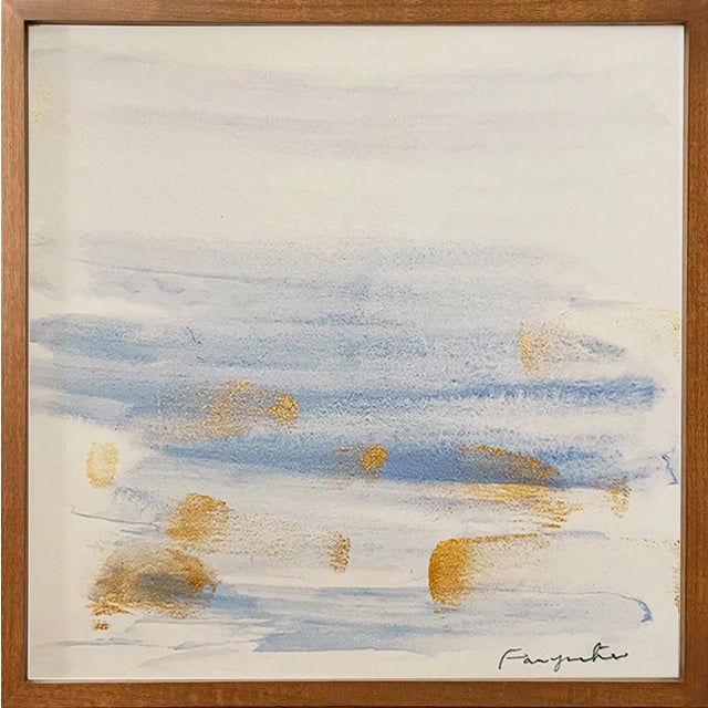 Contemporary Original Abstract Limited Edition Print "The Touch of Ocean No.6" by Fanyu Lin For Sale - Image 3 of 3