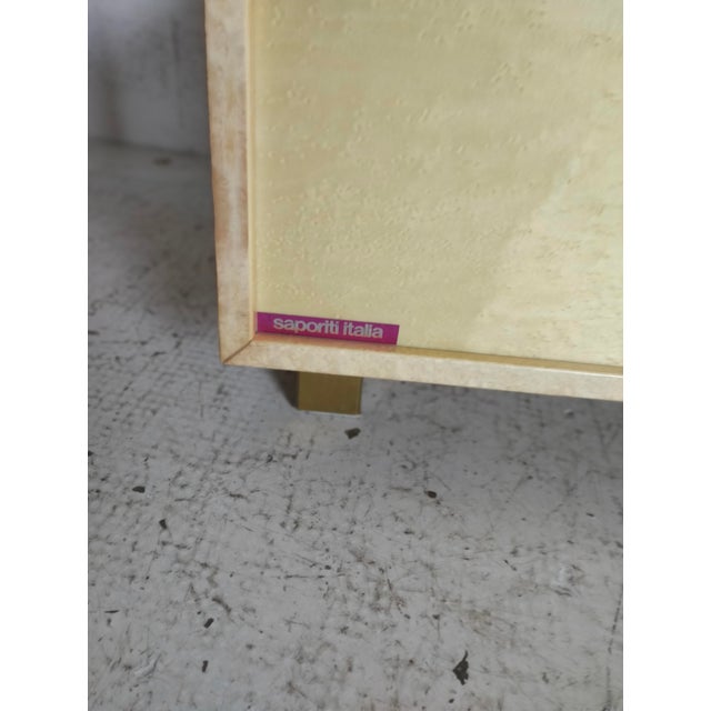 Italian Nightstands by Giovanni Offredi for Saporiti, 1980s, Set of 2 For Sale - Image 13 of 14