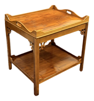 Italian Side Table in Burl